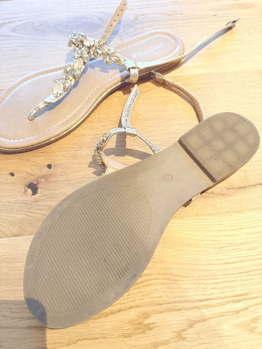 Scarpe da donna: Anna Field Sandalen Gold Gr. 40 – Nuovo (secondo la descrizione) da Malans GR venduto da amalie94 2