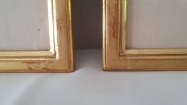 Goldrahmen übereck vergoldet