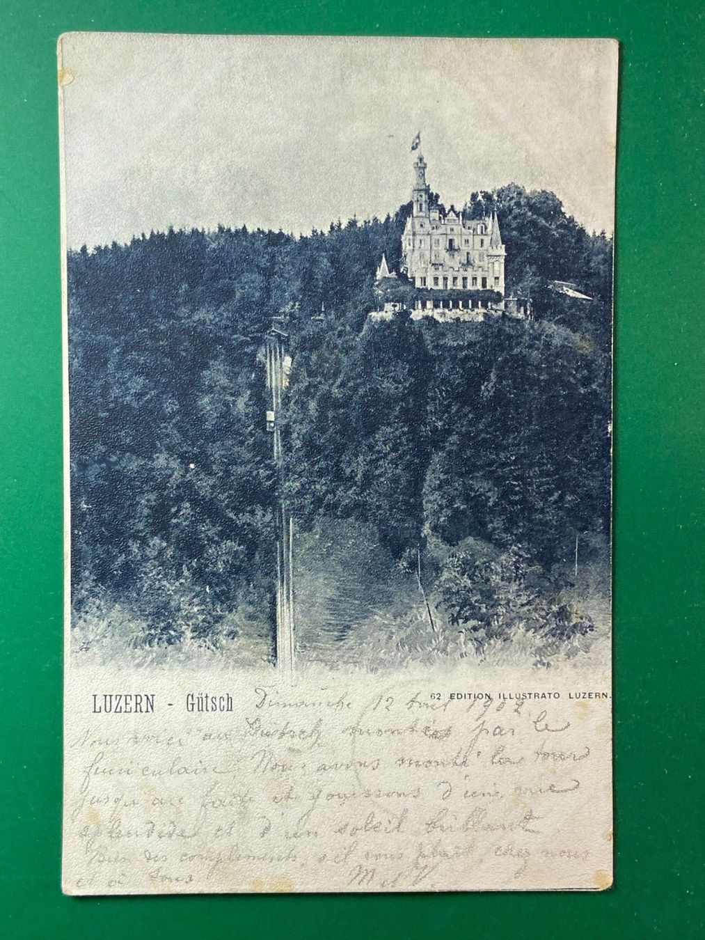 Cartoline postali: Luzern - Gütsch – Usato da Steg VS venduto da danwer74