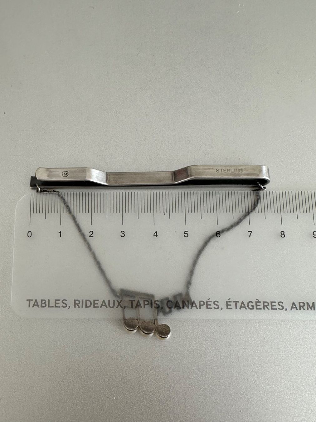 Broschen & Nadeln: Mikimoto 925er Silber  Krawattenklammer mit Perle – Gebraucht aus Onex von Antiqueshow 4