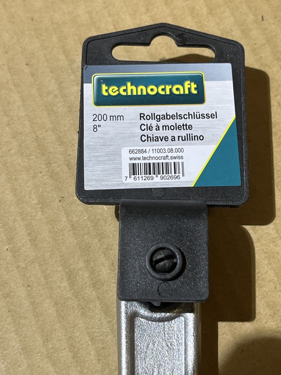 Technocraft Tutti gli attrezzi: Technocraft Rollgabelschlüssel 200mm – Nuovo e nell'imballaggio originale da Tann venduto da Mad_less 1