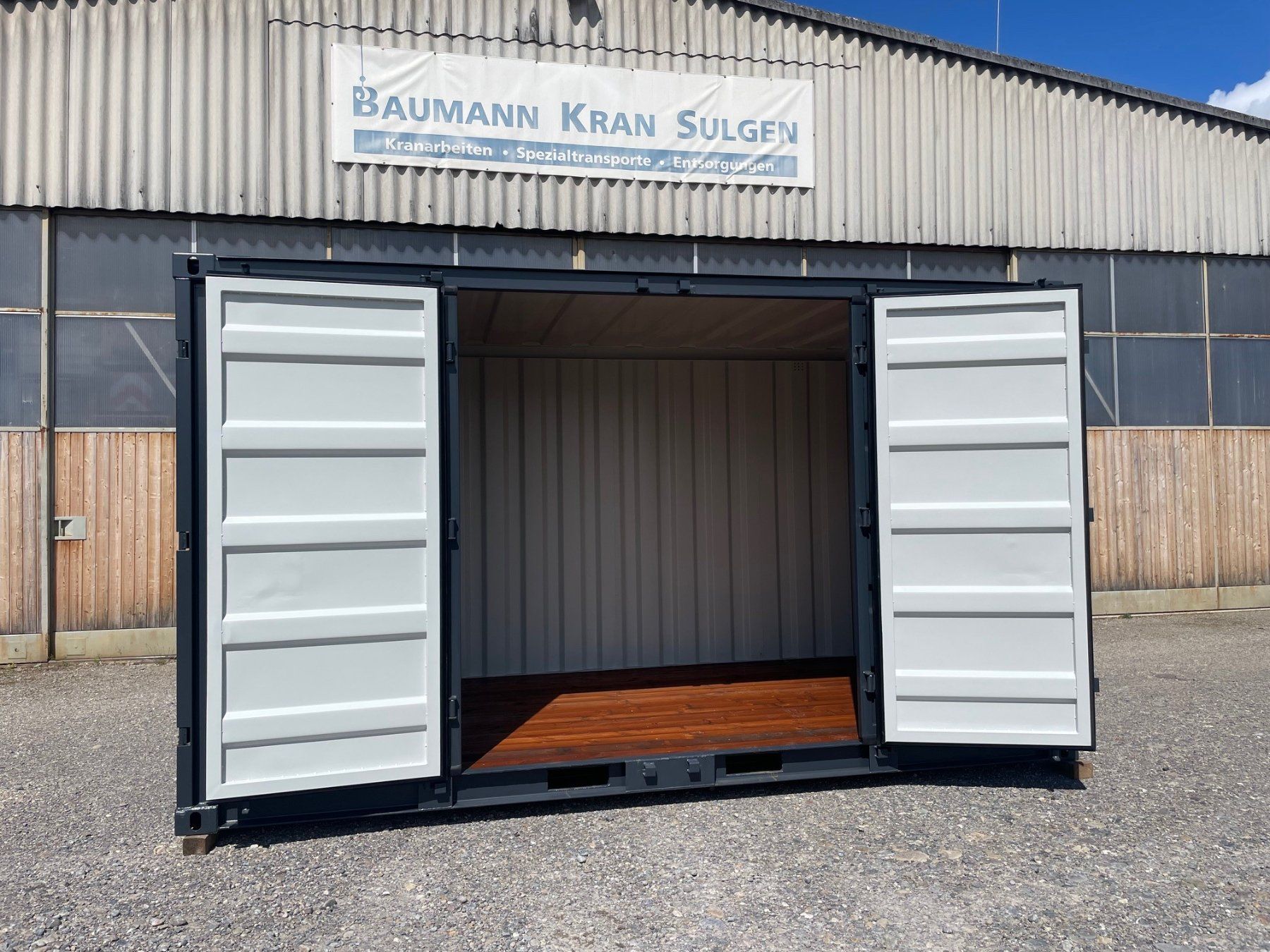 Contenitori edile: 15' Lagercontainer Open Side, Garage, Container, Lounge! – Usato da Kradolf venduto da BKSAG 4