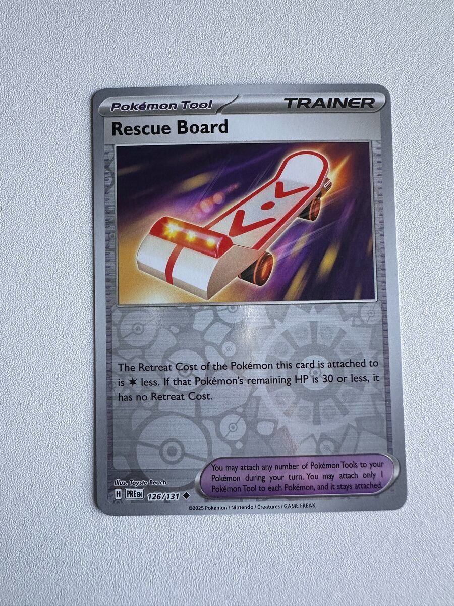 Pokémon Carte collezionabili: Rescue Board PRE EN 126/131 – Nuovo (secondo la descrizione) da Zürich venduto da 05t_bwx2