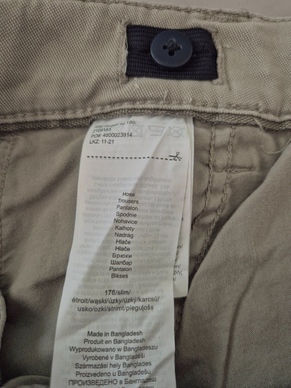 S.Oliver Pantaloni: S. Oliver Chinohose,  Gr. 176, slim – Usato da Volketswil venduto da Dokinka 3