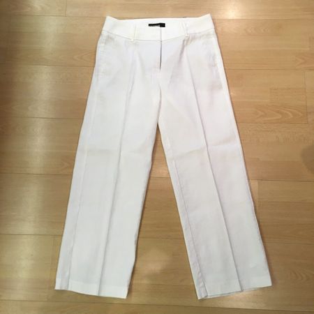 Cambio Sommer Hose Claire Leinen Mix weiss 26 inch Gr 40 neu