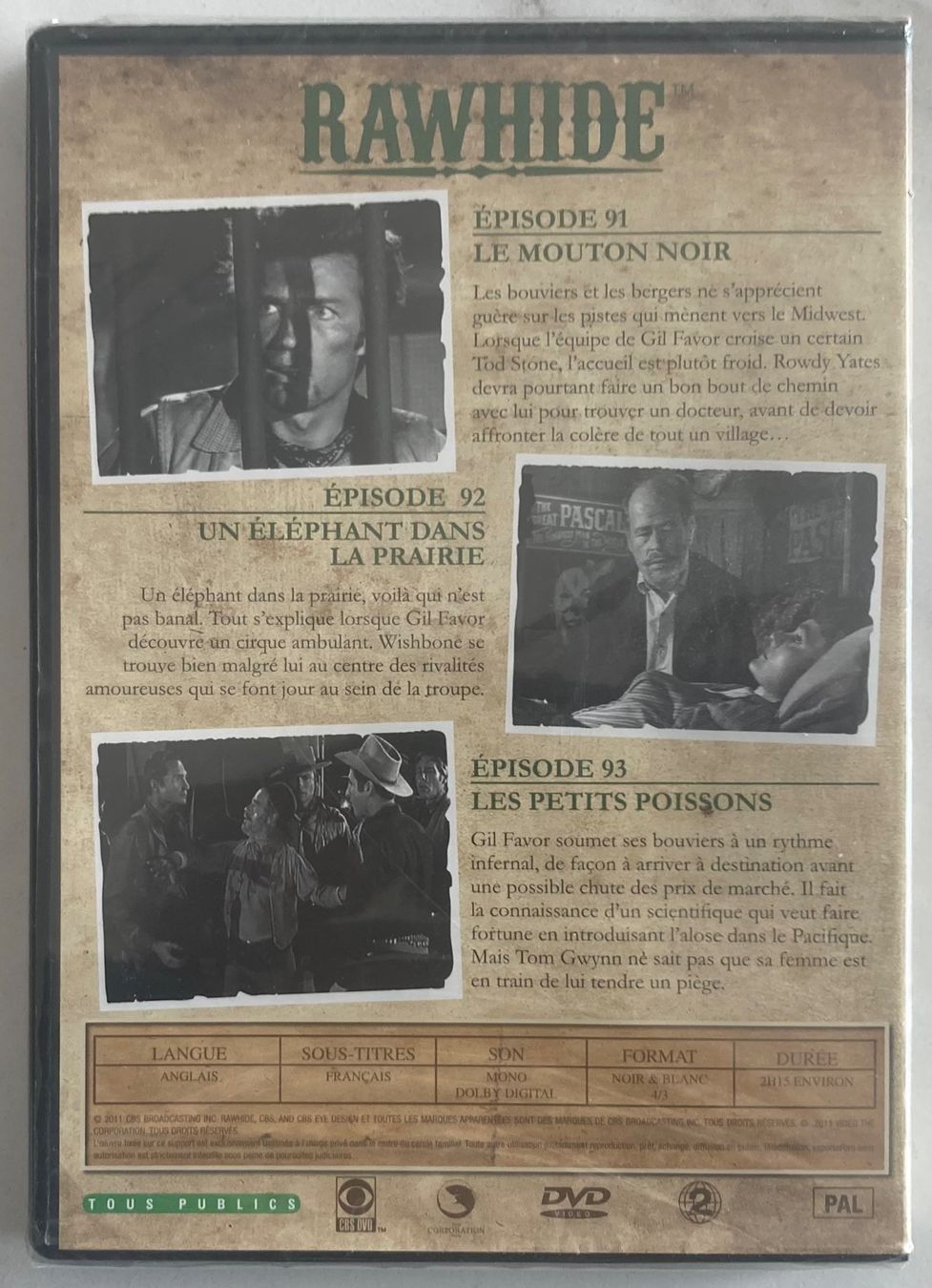Tutti i DVDs: CLINT EASTWOOD - RAWHIDE N°31 – Usato da Poliez-Pittet venduto da Newtown-Records 4