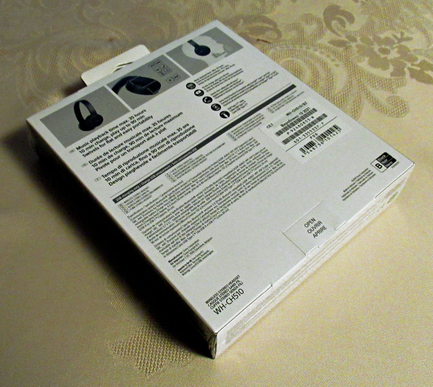 Sony Kopfhörer: Sony WH-CH510 Kabellose Bluetooth On-Ear Kopfhörer – Neu und originalverpackt aus Genève von E.Parf 4