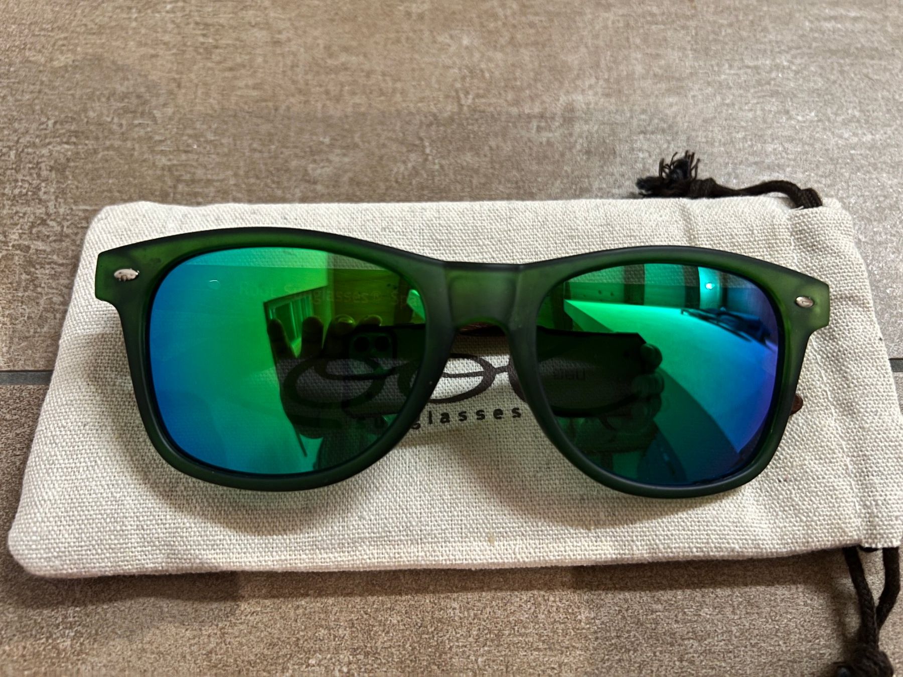 Lunettes & Verres: Root Sonnenbrille Sun Green MX Bamboo – D'occasion à Merenschwand par Andyw8 3
