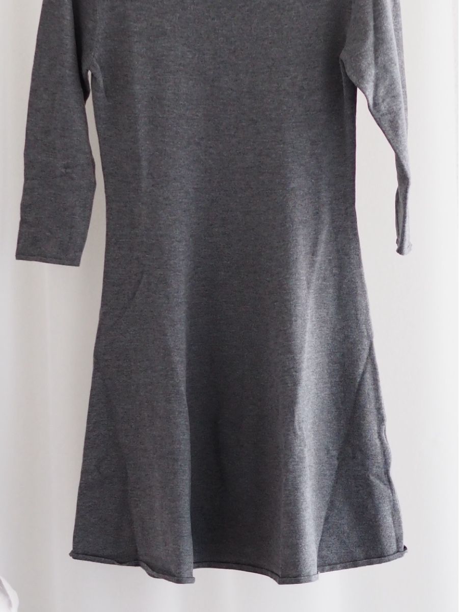 H&M Kleider: H&M Basics Strickkleid Gr. S Grau Übergangszeit – Neu (gemäss Beschreibung) aus Neftenbach von litta_00 1