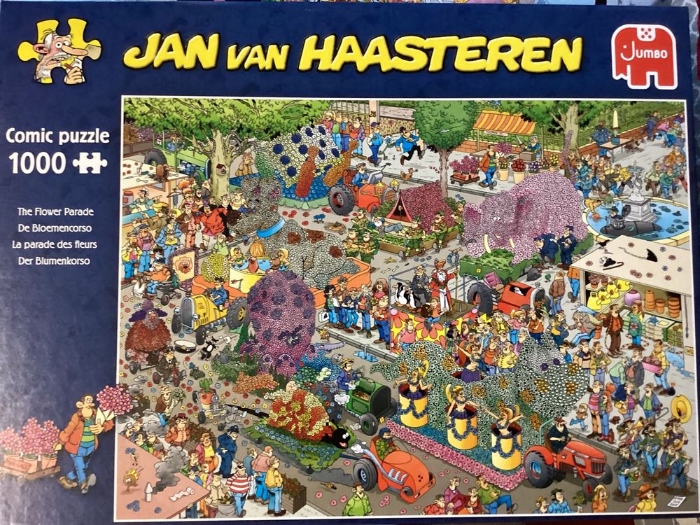 Jan van Haasteren Puzzle Blumenkorso 1000 Teile Top (Gebraucht) in