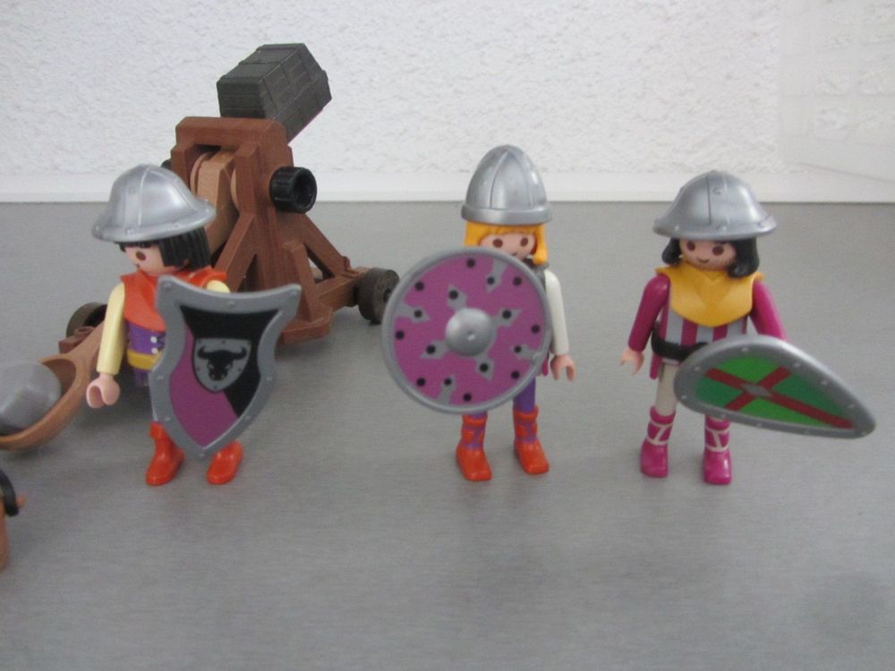 Playmobil Ritter 4837 4869 Balliste Schleuder Katapult Und Mehr In