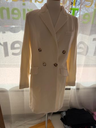 Mango Frühlingsblazer, Creme-Weiss, Gr. S, Top Zustand!