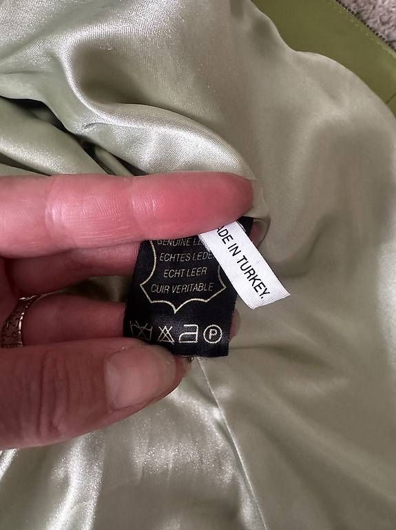 Giacche: Leder Jacke Grün, Gr. M – Usato da Zuerich venduto da Am81 4