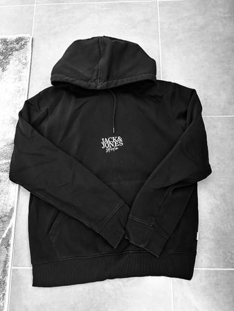 Sweat à capuche Jack & Jones noir taille S bon état