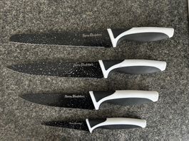 4er Messerset Harry Blackstone schwarz-weiss