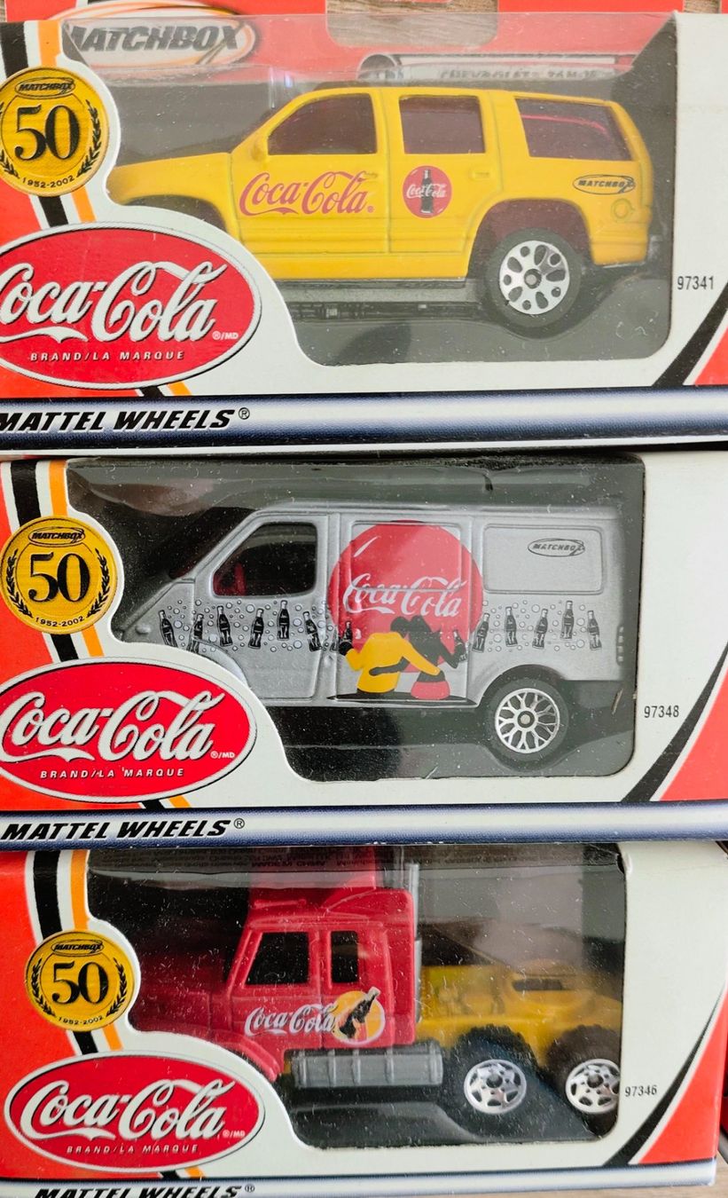 Matchbox Modellautos: 6 Coca-Cola Matchbox Autos  (13) – Neu und originalverpackt aus Pfäffikon ZH von Colacity 1