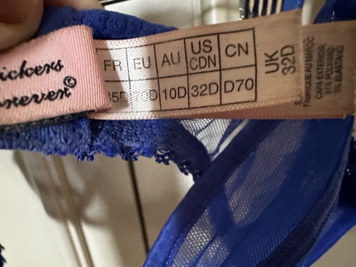 Altra biancheria intima: Blue Lingerie Set EU 70D, transparent & elegant – Usato da Zürich venduto da kas_g26m 3