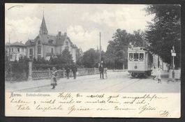 Aarau Bahnhofstrasse mit Strassenbahn / Tram
