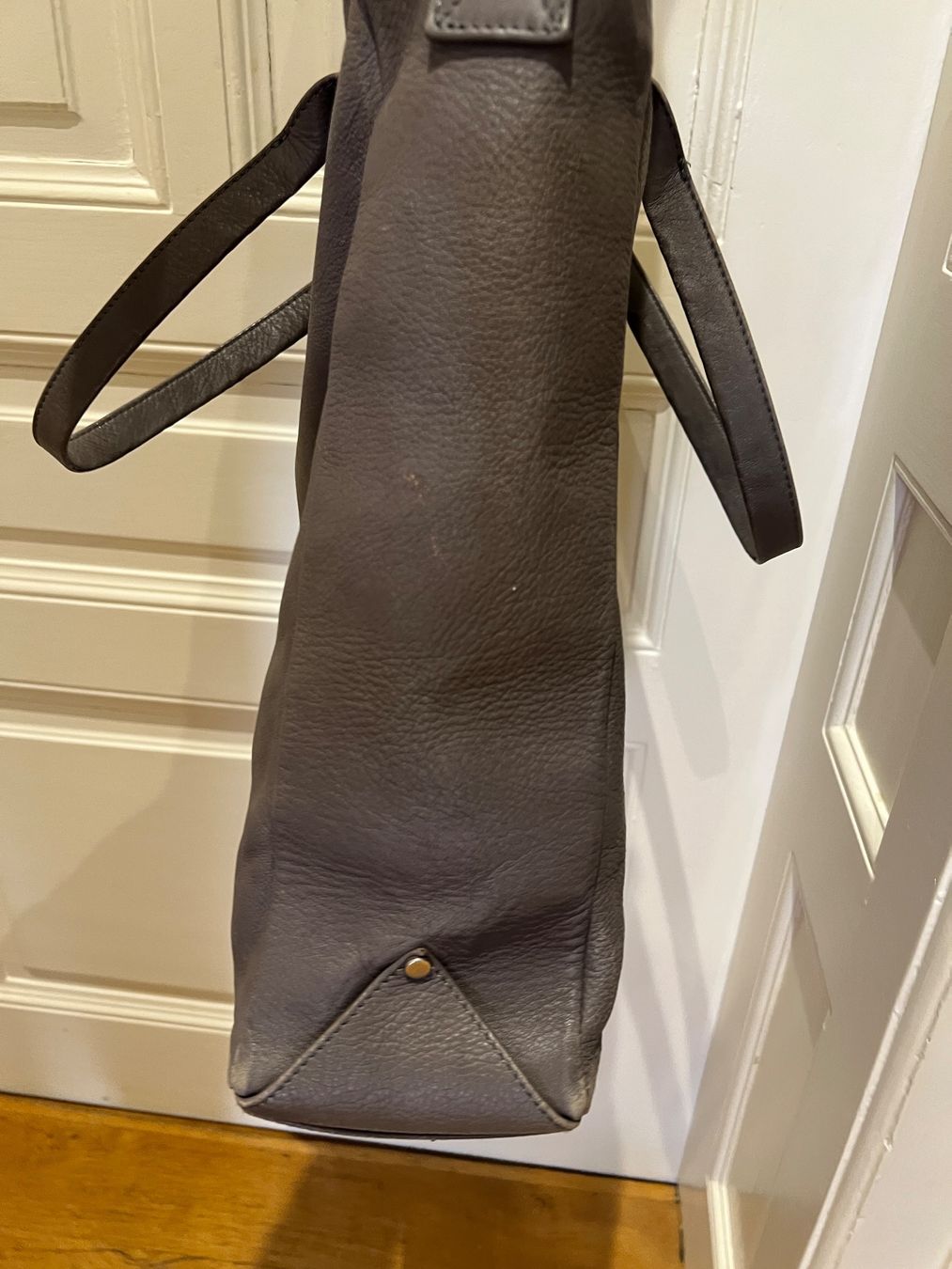 Kleinbasel Borse da donna: kleinbasel by Tanja Klein graue Tasche Big – Usato da Basel venduto da gletscher69 7