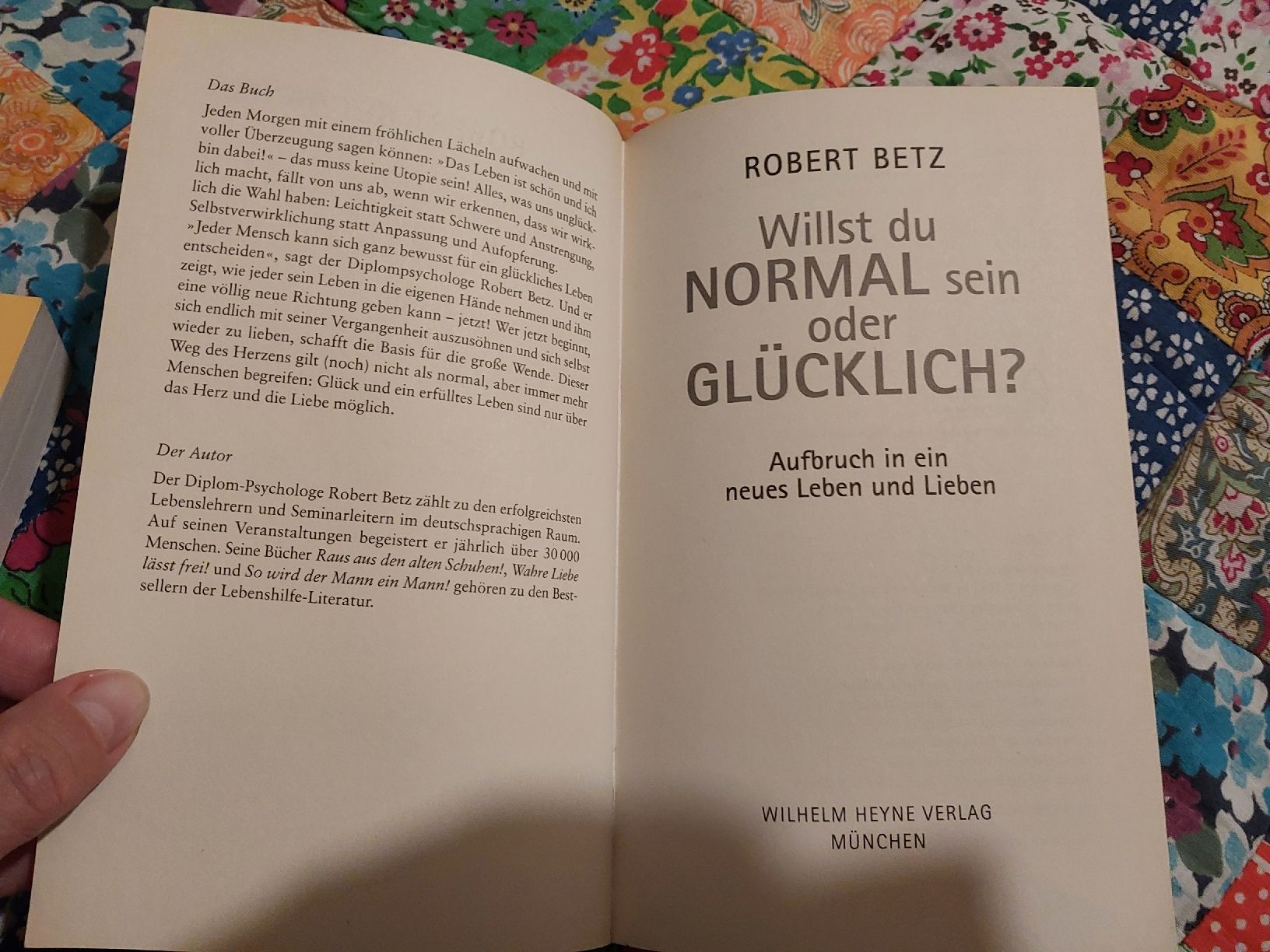 Libri: Robert Betz – Willst du normal sein oder glücklich? Aufbruch – Nuovo (secondo la descrizione) da Romanshorn venduto da SwissEnn 9