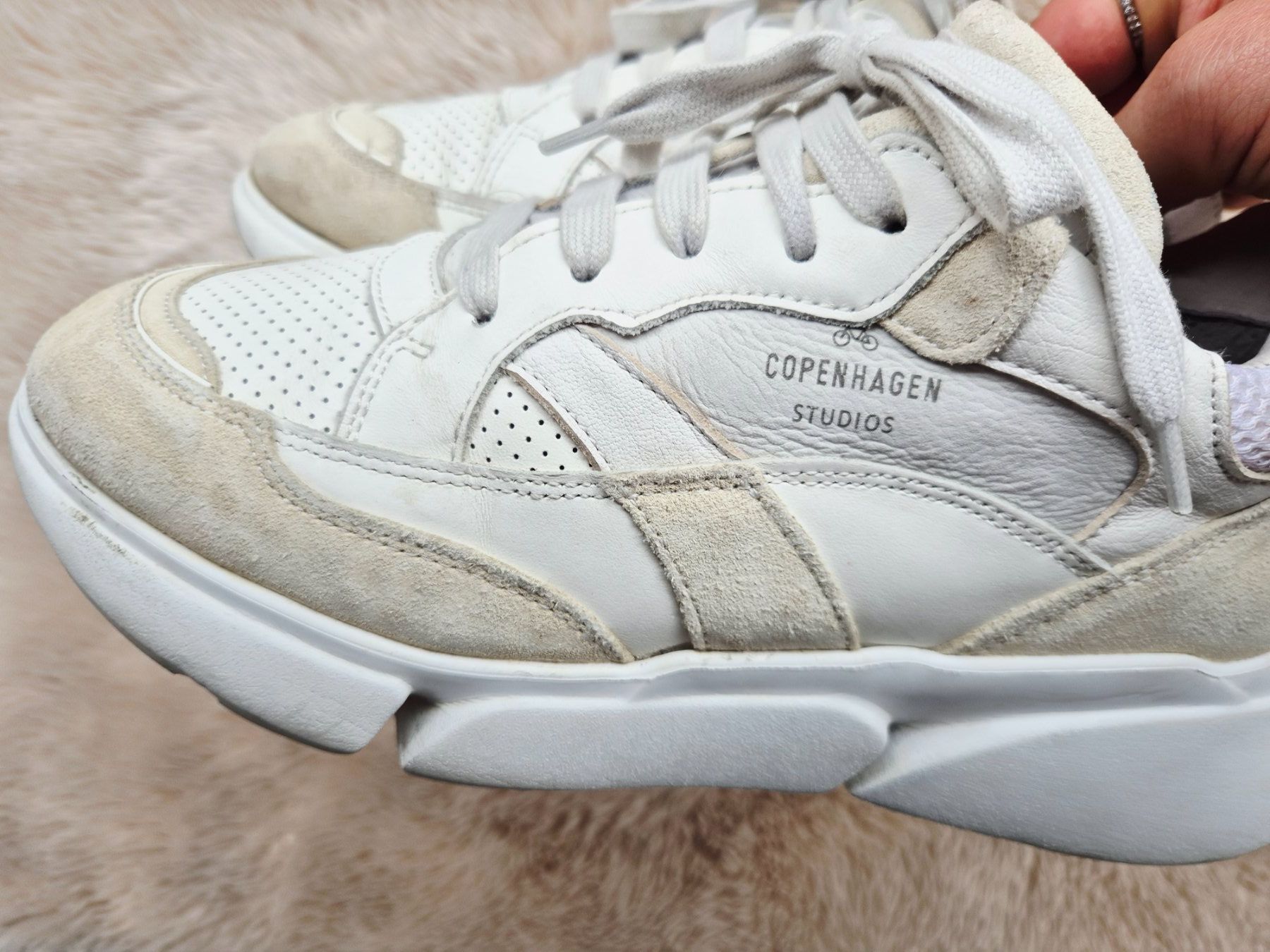 Copenhagen Scarpe da donna: COPENHAGEN STUDIOS SNEAKER SCHUHE 39 LEDER SCHNÜRER TOP – Usato da Elsau venduto da the-colorful-side