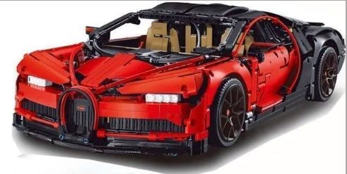Technics Kit di costruzioni: Block Brick 3388A Bugatti Chiron rot – Usato da Weisslingen venduto da retob66
