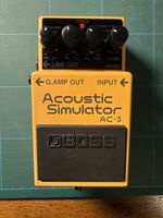 Boss AC-3 Akustikgitarren Simulator Pedal - Made in Taiwan