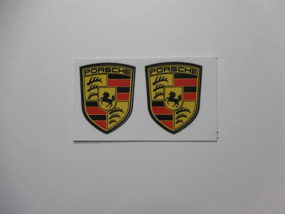 Porsche Aufkleber mit Emblem und Logo - Personalisieren Sie Ihr