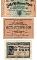 Berlin Reichsbanknoten Set 10 Stk SS-SS++ gebraucht Nr.4