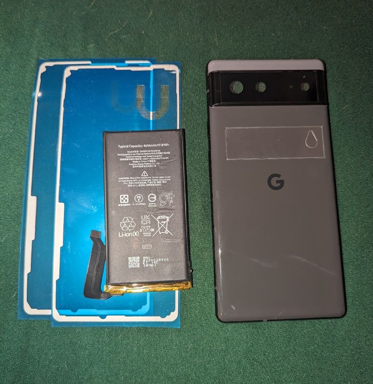 Akku, 2xDichtungen, neue Abdeckung hinte für Google Pixel 6 Kaufen auf Ricardo