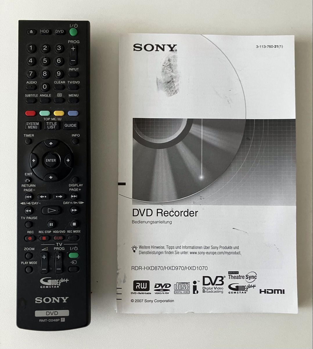 Sony Multimediaplayer & Streamer: DVD Recorder – Gebraucht aus Rothenburg von Friedrich56 3