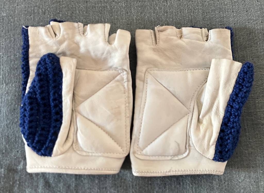 Guanti & manicotti: VINTAGE-Rennrad-Handschuhe Gr. 10 – Usato da Urdorf venduto da Resumasa 3
