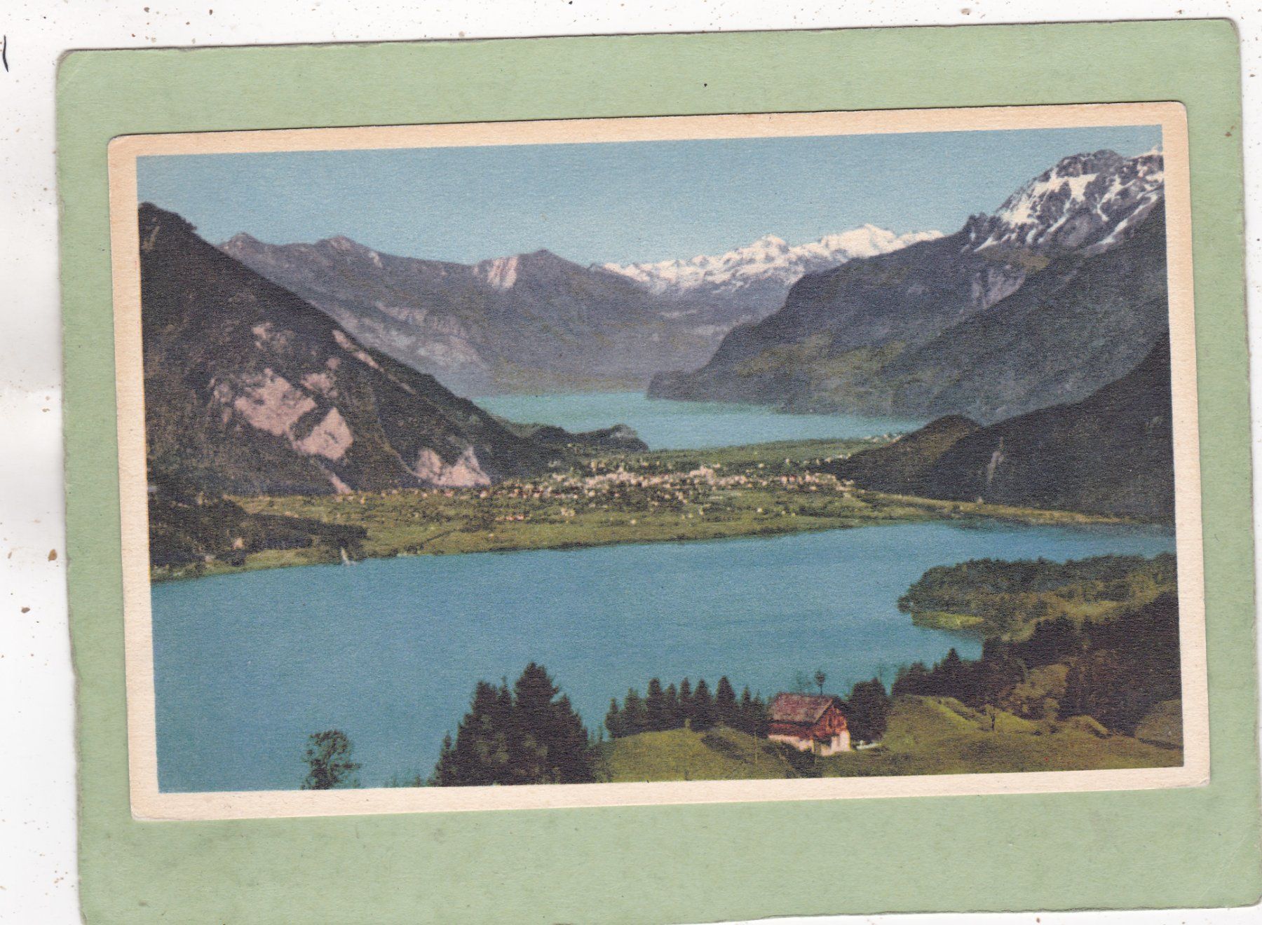 Ansichtskarten: Aeschi Allmend Blick nach Interlaken – Gebraucht aus Herisau von Lisegrat2008