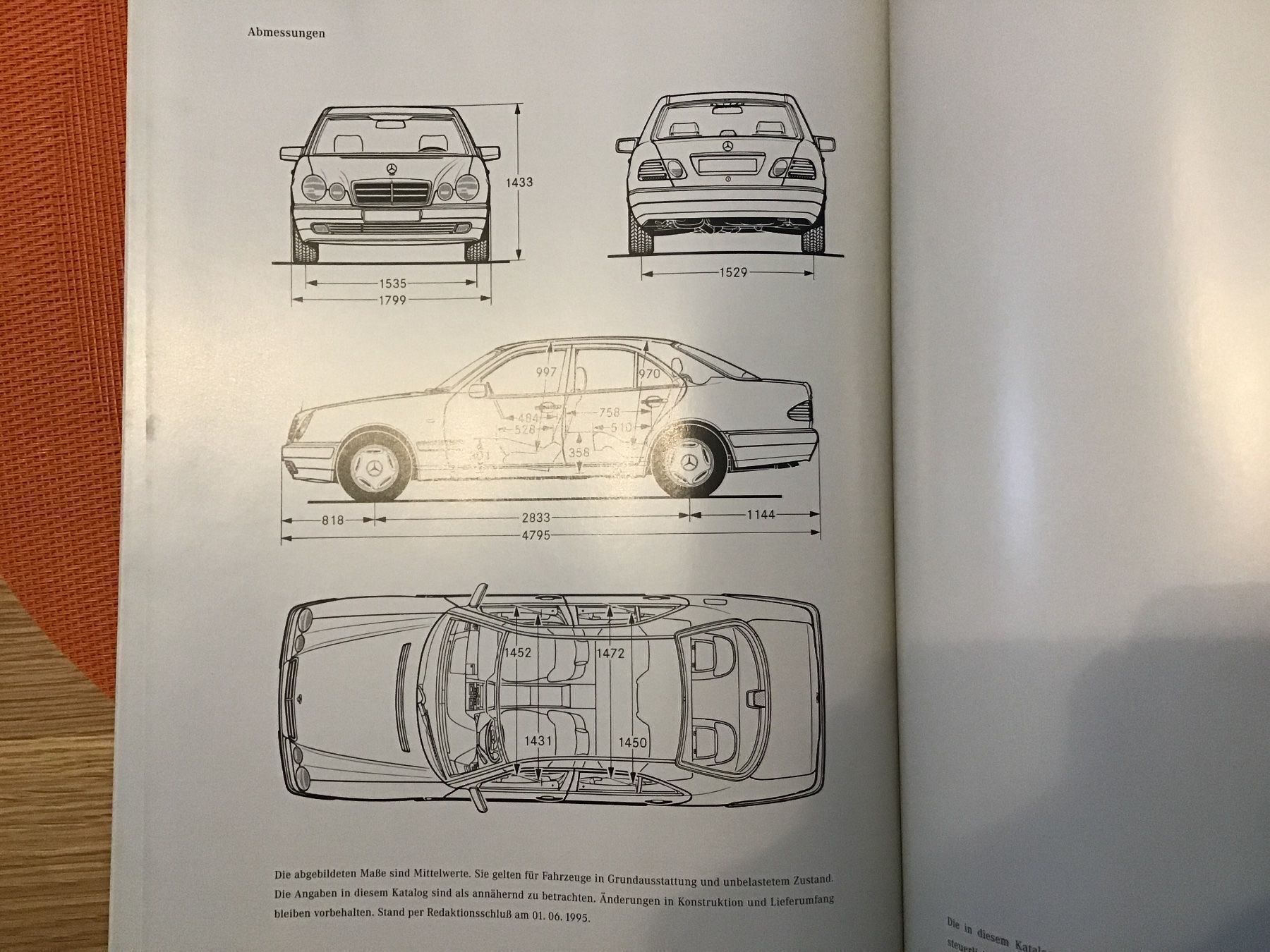 Mercedes-Benz Documenti: Mercedes-Benz E-Klasse W 210 August 1995 – Usato da Scherzingen venduto da Starseller62 8