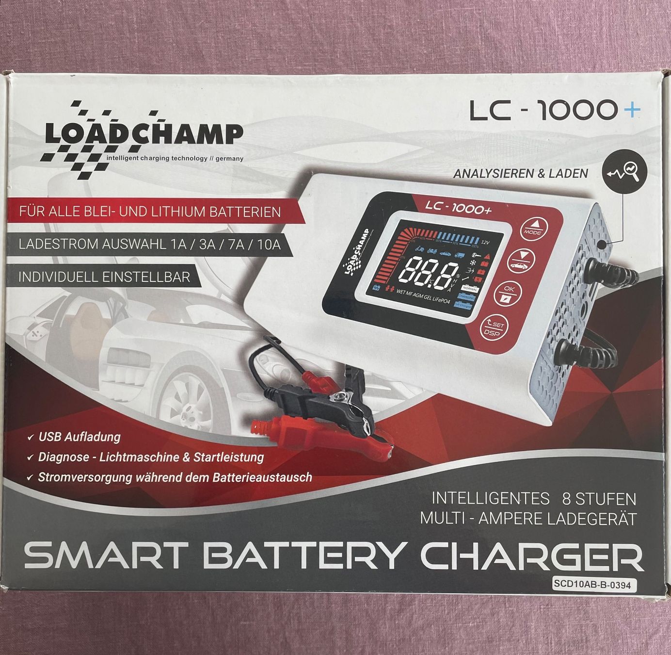 Ladegeräte: Loadchamp LC-1000+ Batterieladegeraet neu – Neu und originalverpackt aus Kriens von Mayang
