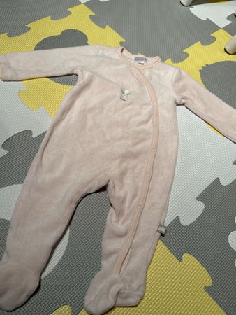 Bornino Babygrow, Size 62/68, Pink, Soft, Autumn Wardrobe