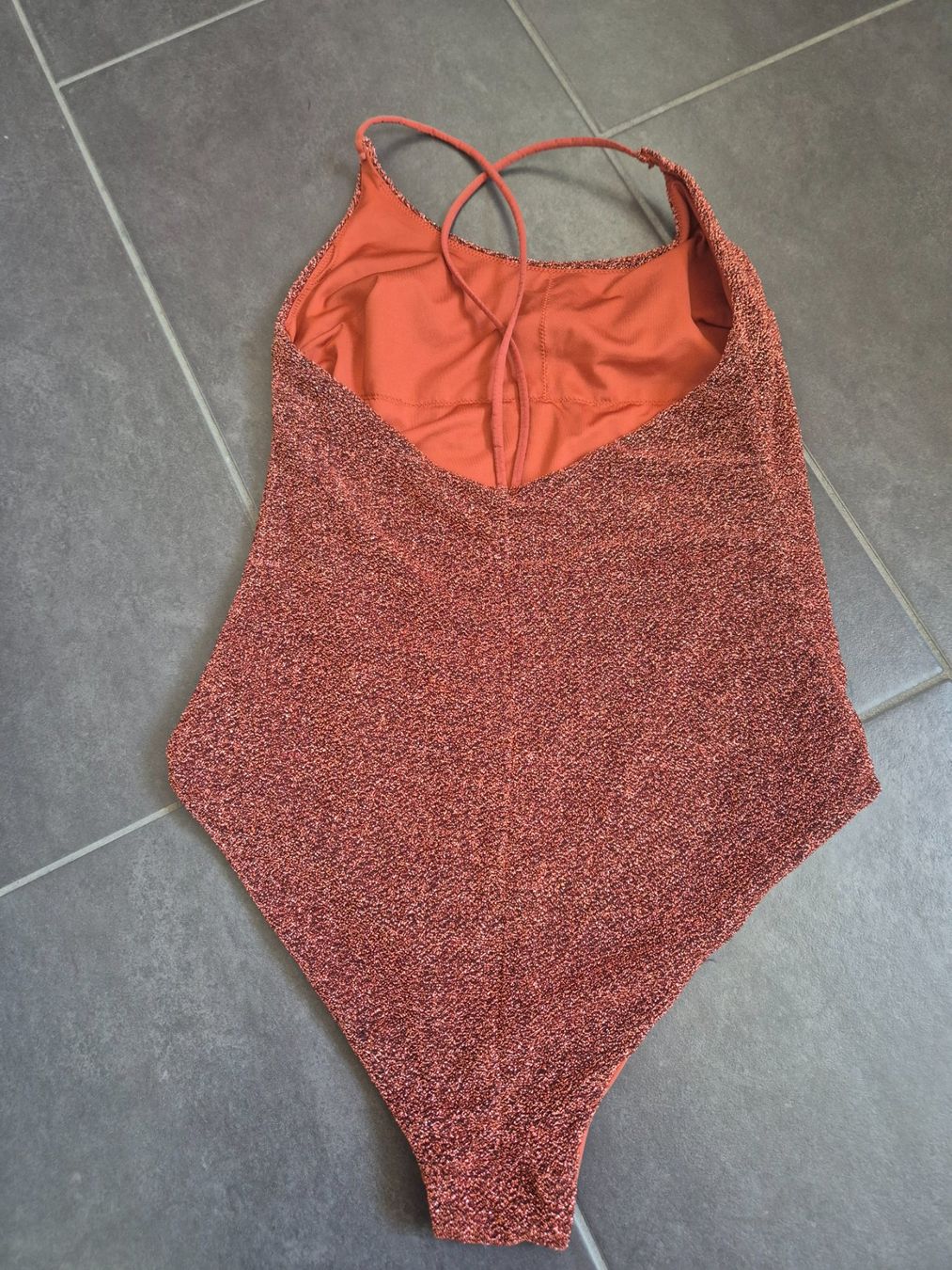 H&M Badekleider & Bikinis: H&M shiny copper swimming suit size 38 – Gebraucht aus Zürich von monadiederich 1