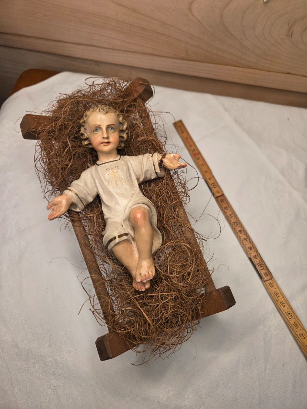 Tutte le decorazioni: Krippenfigurenset, Jesuskind und Esel – Usato da Muotathal venduto da sch_h6cz 1
