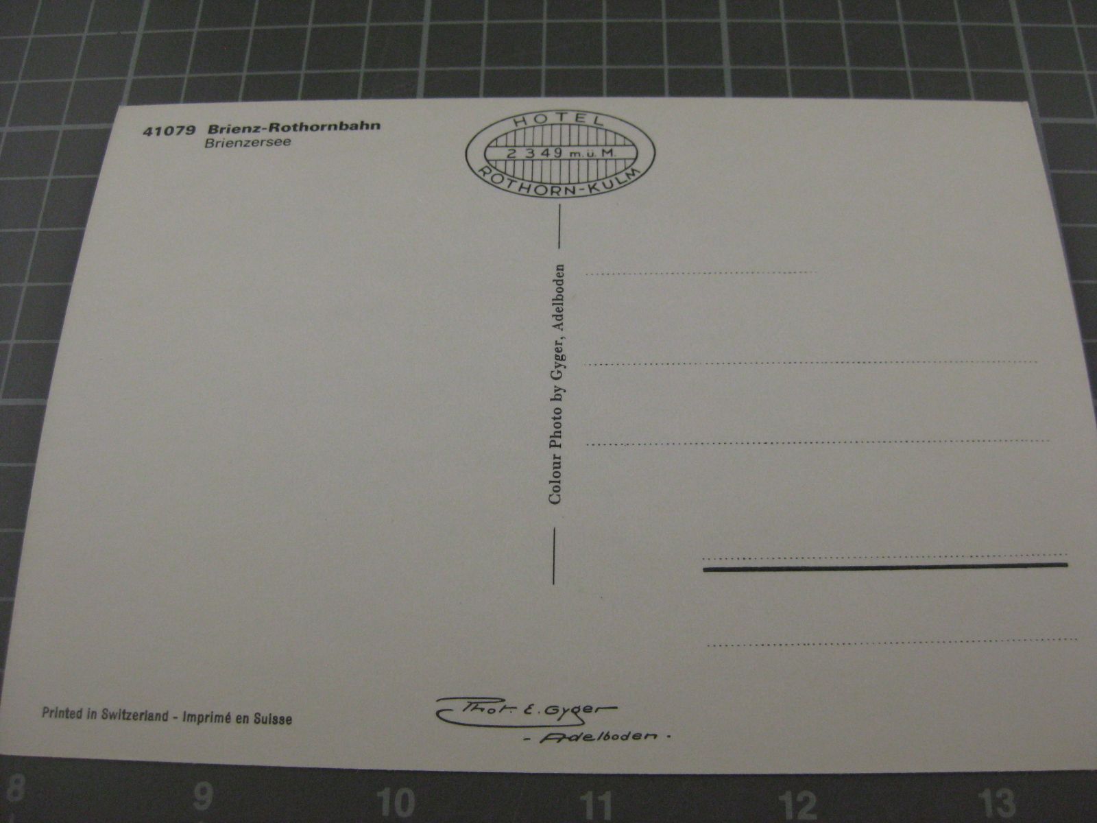 Cartoline postali: AK Bei Brienz mit Dampf Zug – Usato da Malters venduto da Marosko 1