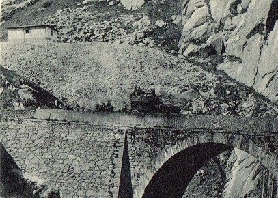 Cartes postales: ANDERMATT Postkutsche auf Teufelsbrücke – Neuf (Voir description) à Jona par philajona 1