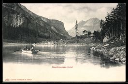 AK Oeschinensee, Bootspartie, Oeschinensee-Hotel