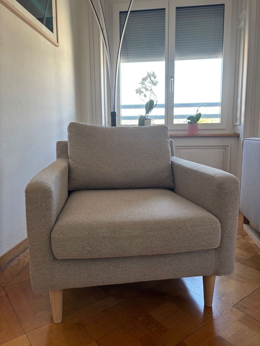 Sofacompany Poltrone: Gemütlicher Sessel in Beige - Sofa Company – Usato da Zürich venduto da Sime23 1