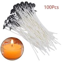 Mèche de bougie en coton 100pcs