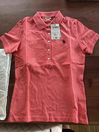 Polohemd U.S. Polo Assn. Koralle Grösse XS mit Etikett NEU🧡