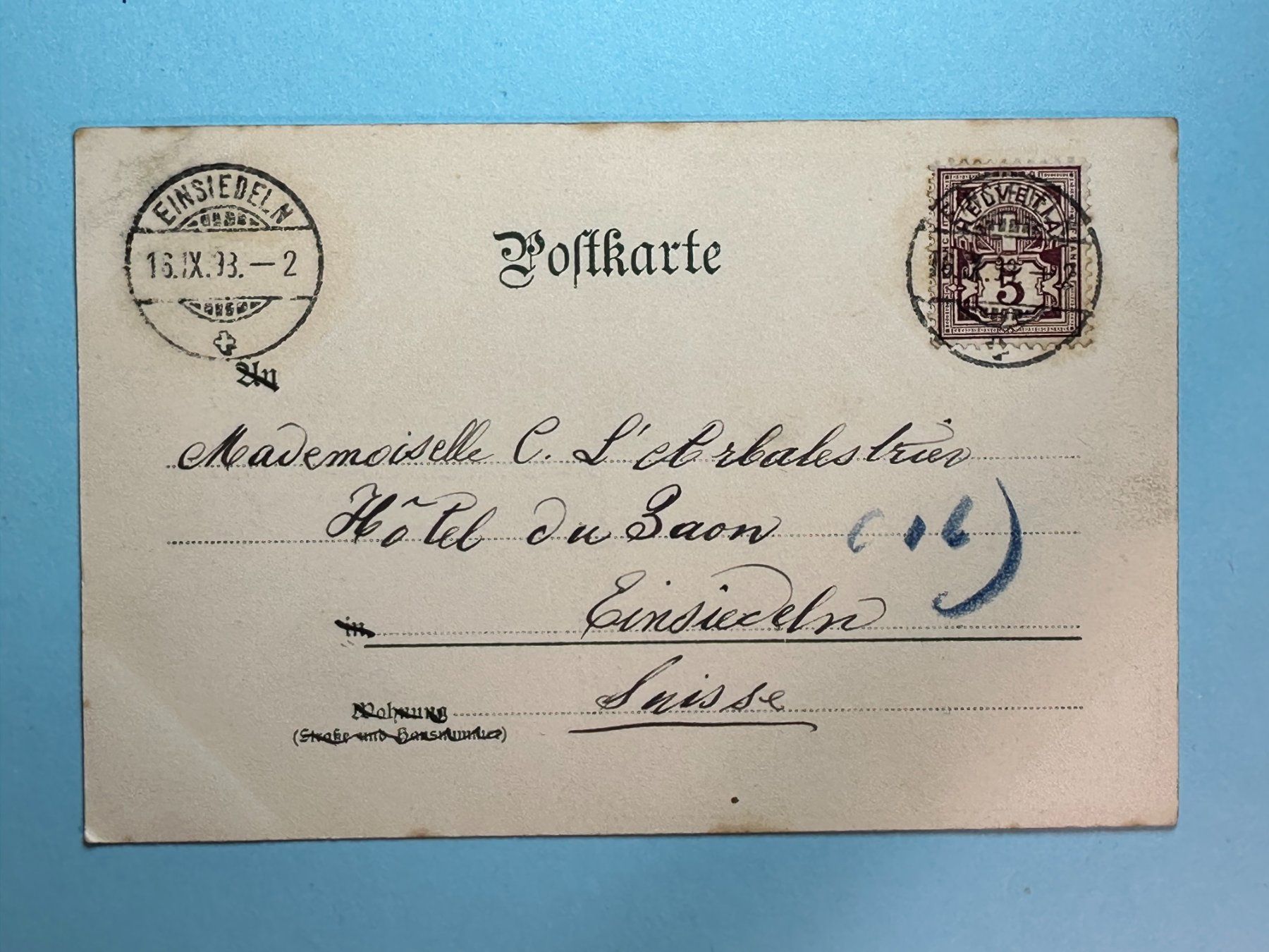 Cartoline postali: Einsiedeln – Usato da Steg VS venduto da danwer74 1