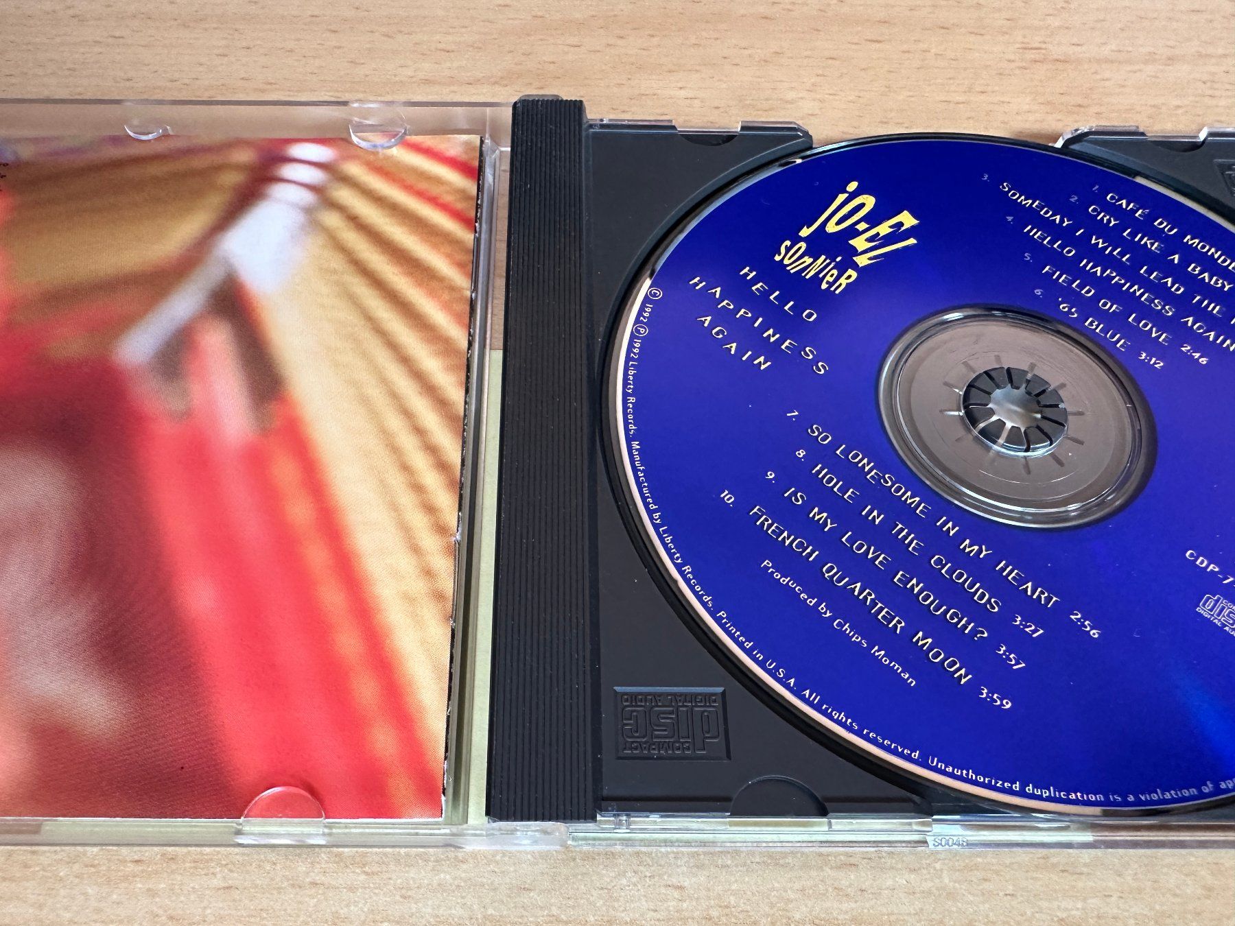 CD: Jo-El Sonnier – Hello Happiness Again – Usato da Rikon im Tösstal venduto da Alpenmutz 2