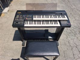 Yamaha Electone HE-6 Orgel mit Bank und Zubehöhr