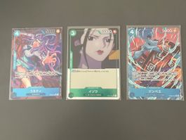 3 Japanische FullArt One piece