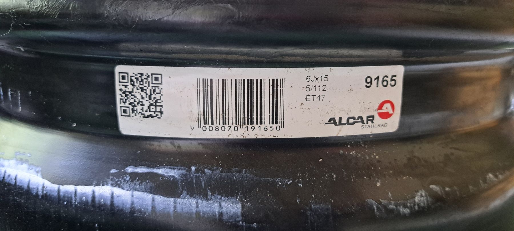 Cerchioni: Stahlfelgen, 6Jx15, ET 47 – Nuovo e nell'imballaggio originale da Unterentfelden venduto da Jaguarxk8 5