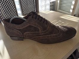 Full-Brogue-Oxford Schuhe - Navyboot 
